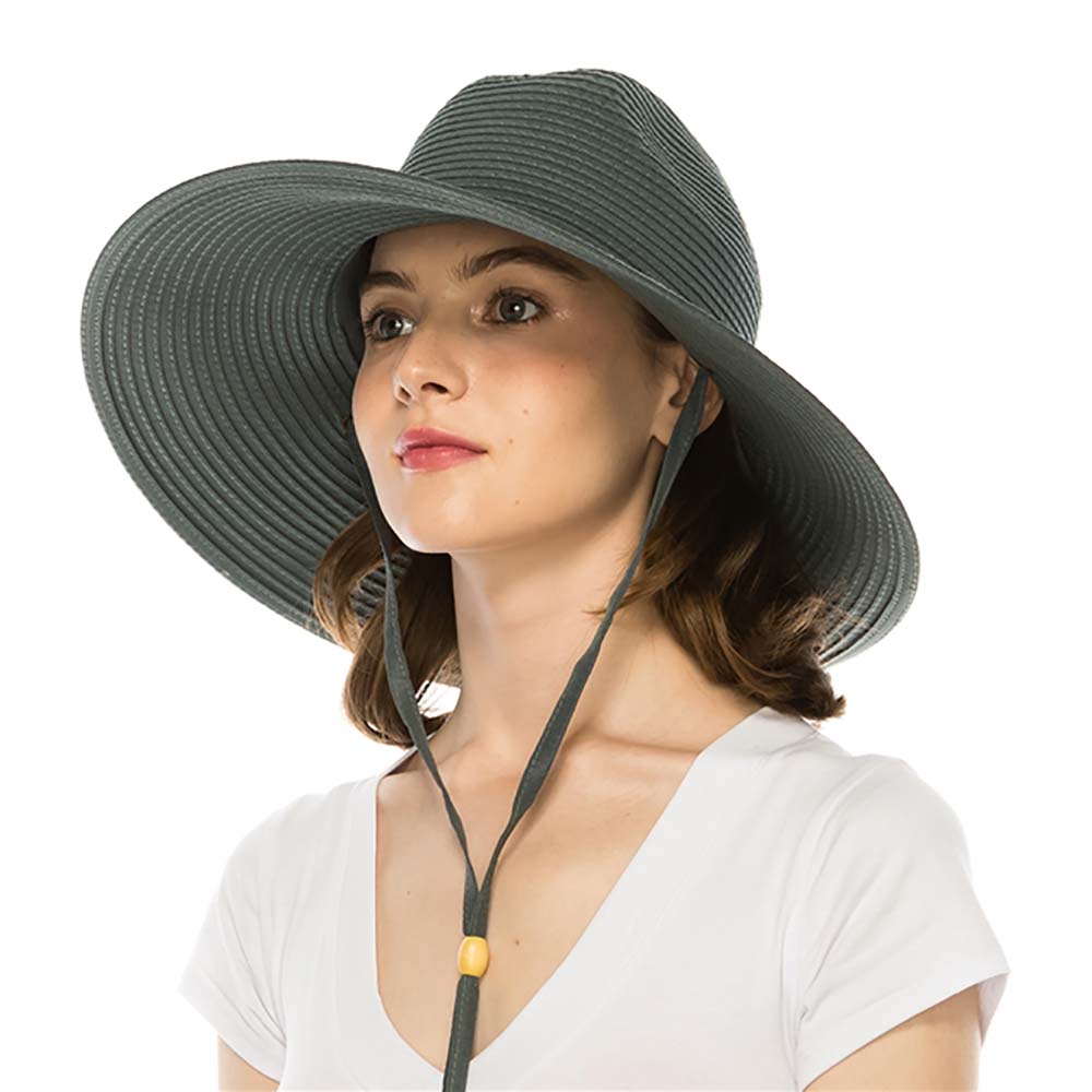 ハット A.P.C. Woman Hat Sand WVBBRM25075 CAB Crushable Lifeguard Hat with Chin Strap - Boardwalk Style