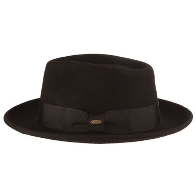 Crushable Water Repellent Wool Felt Fedora Hat - Scala Hat Fedora Hat Scala Hats