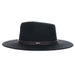 Bryan Structured Wool Felt Flat Brim Rancher Hat - Scala Hats Safari Hat Scala Hats