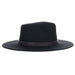 Bryan Structured Wool Felt Flat Brim Rancher Hat - Scala Hats Safari Hat Scala Hats
