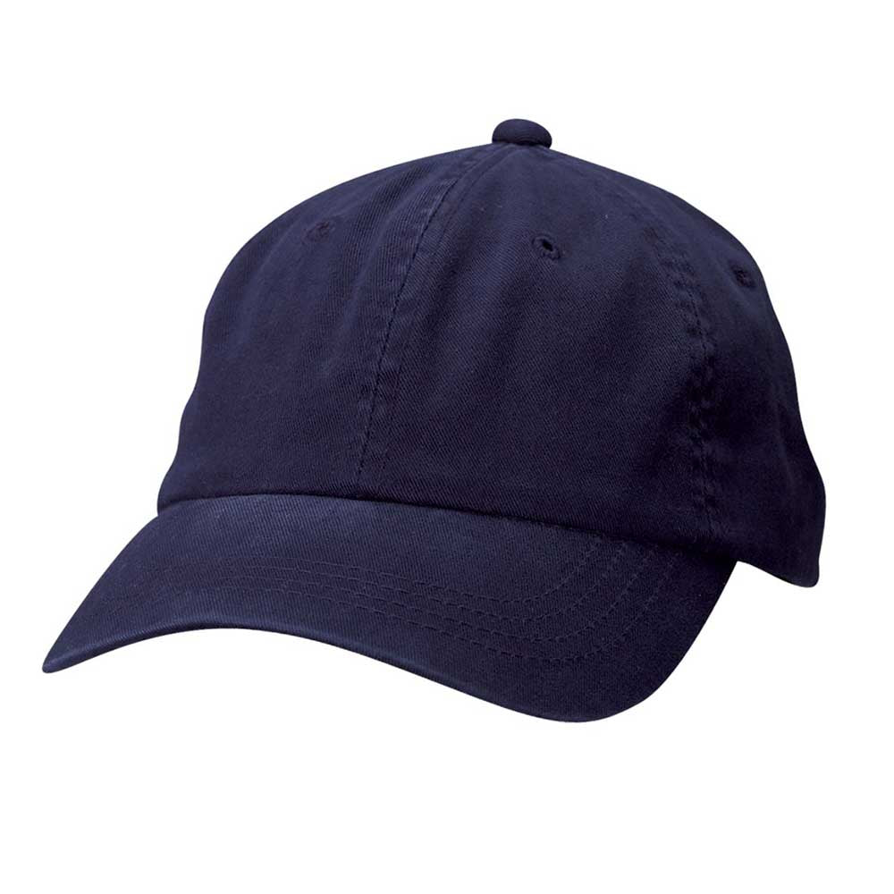 DPC Kid's Twill Baseball Cap Cap Dorfman Hat Co. C108-NAVY Navy XS