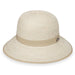 Darby Cloche by Wallaroo Hat Company Cloche Wallaroo Hats DARB- Ivory/Taupe OS (58 cm)