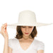 Extra Wide Brim Straw Beach Hat - Boardwalk Style Wide Brim Sun Hat Boardwalk Style Hats    