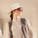 Fashion Knit Gaucho Hat with Waxed Cord - Adora® Hats Bolero Hat Adora Hats    