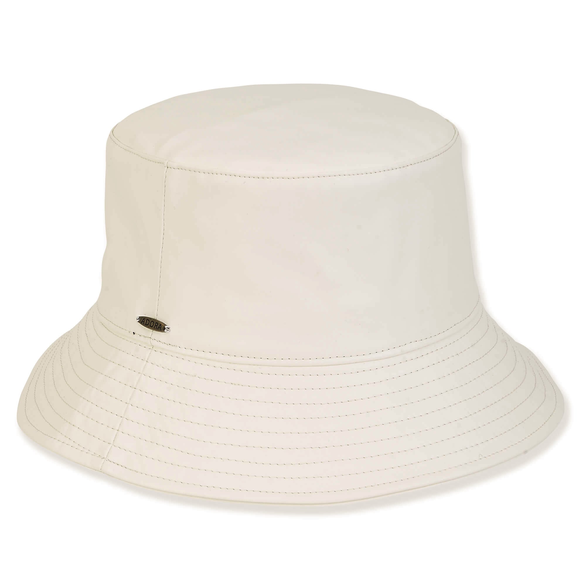 Faux Leather Bucket Hat for Women - Adora® Hats