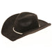 Faux Suede Western Hat with Rhinestone and Pearl Band - Boardwalk Style Cowboy Hat Boardwalk Style Hats DA3199-BLK Black Medium (57.5 cm) 