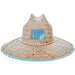 Fern Lifeguard Hat with Tie-Dye Print Underbrim - Makai Hats Lifeguard Hat Makai Hat