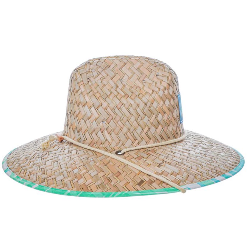 Fern Lifeguard Hat with Tie-Dye Print Underbrim - Makai Hats Lifeguard Hat Makai Hat