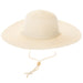 Fine Braid Straw Beach Hat, M/L size - Boardwalk Style Wide Brim Sun Hat Boardwalk Style Hats DA1990-IVO Ivory OS (58.5 cm) 