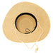 Fine Braid Straw Beach Hat, M/L size - Boardwalk Style Wide Brim Sun Hat Boardwalk Style Hats    