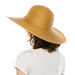 Fine Braid Straw Beach Hat, M/L size - Boardwalk Style Wide Brim Sun Hat Boardwalk Style Hats    
