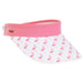Pink Flamingos Print Spring Coil Sun Visor - Sun 'N' Sand Hat, Visor Cap - SetarTrading Hats 