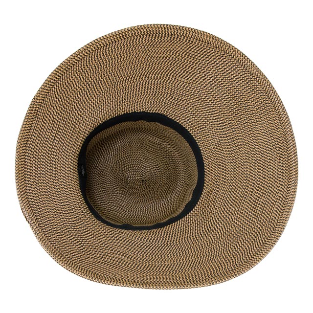 Flex Weave Straw Asymmetrical Brim Sun Hat - Boardwalk Style