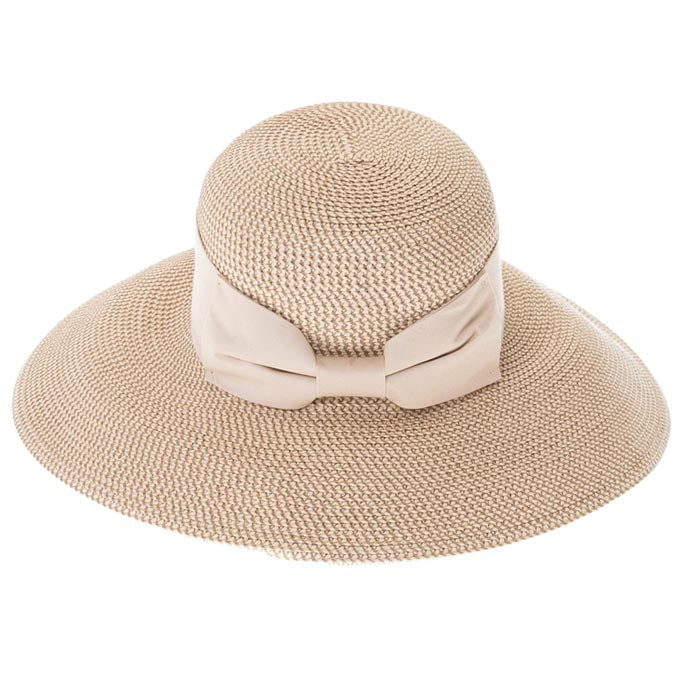 Flex Weave Straw Asymmetrical Brim Sun Hat - Boardwalk Style