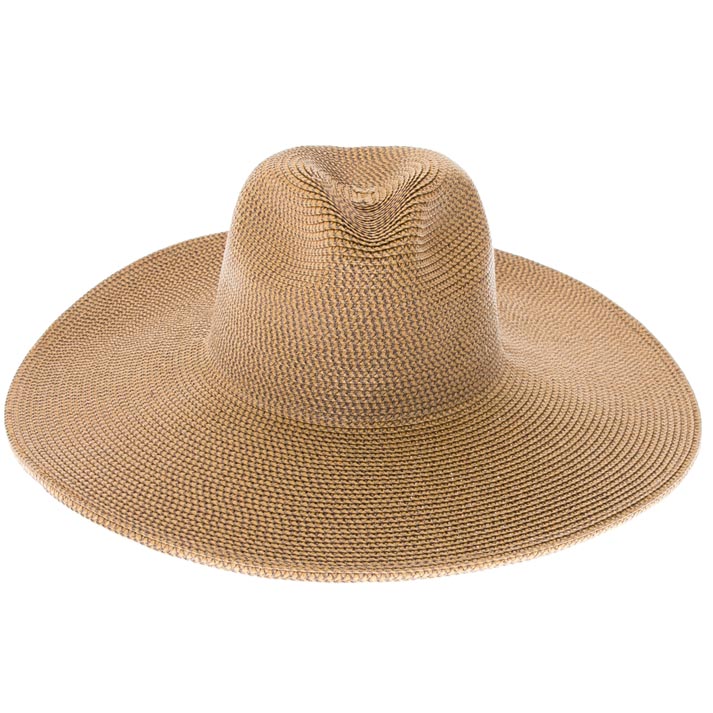 Flex Weave Straw Gardening Hat with Chin Strap - Boardwalk Style