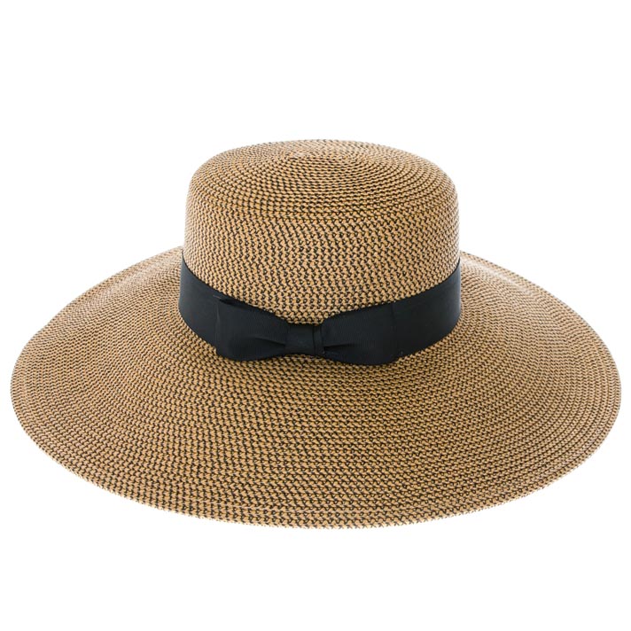 Flex Weave Straw Lampshade Style Hat - Boardwalk Style