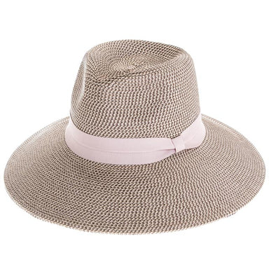 Flex Weave Straw Pinched Crown Safari Hat - Boardwalk Style Safari Hat Boardwalk Style Hats DA1353-TAUP Taupe OS (57 cm)