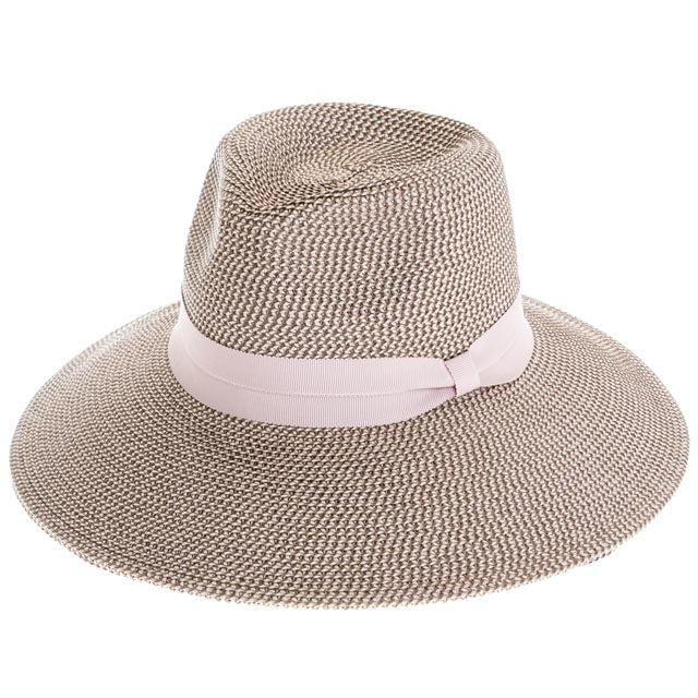 Flex Weave Straw Pinched Crown Safari Hat - Boardwalk Style