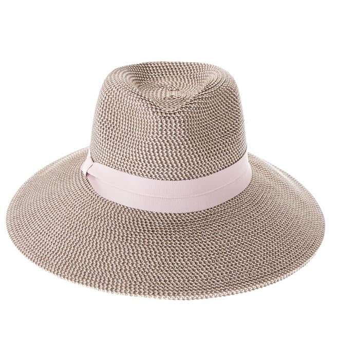 Flex Weave Straw Pinched Crown Safari Hat - Boardwalk Style