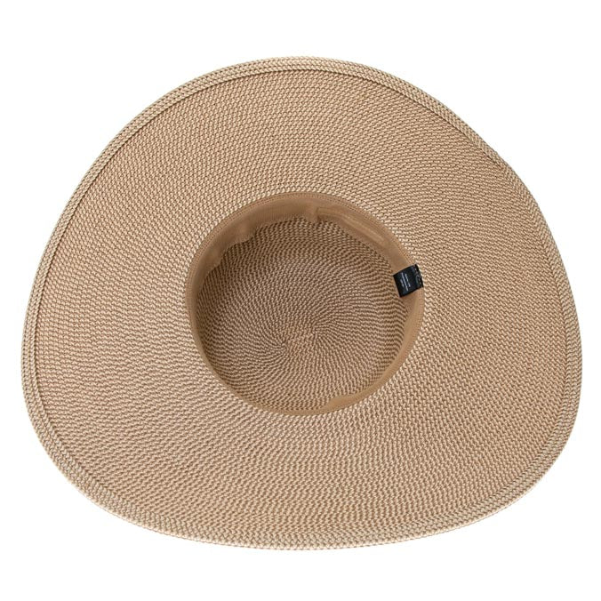 Flex Weave Straw Wide Brim Beach Hat - Boardwalk Style