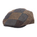 Flipper Tweed Patchwork Flat Cap - Dorfman Pacific Hat, Flat Cap - SetarTrading Hats 
