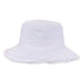 Frayed Brim Cotton Bucket Hat for Women - Sun 'N' Sand Hats Bucket Hat Sun N Sand Hats HH3599A White