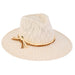 Froid Knit Safari Hat with Twisted Faux Suede Band - Adora® Hats Safari Hat Adora Hats AD1544A Ivory M/L (58 cm) 