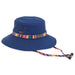 Henley Cotton Canvas Bucket Hat with Tie - Sun 'N' Sand Hats Bucket Hat Sun N Sand Hats    
