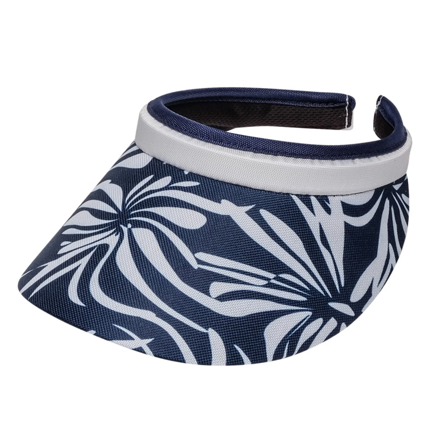Island Breeze Clip On Sun Visor - GloveIt® Golf Hats Visor Cap GloveIt VC436 Navy