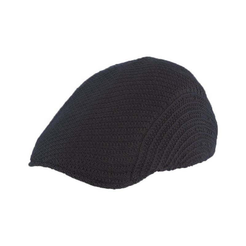 Jordan Knit Wool Blend Ivy Cap by Stacy Adams Hats Flat Cap Stacy Adams Hats SAW667-BLK1 Black Small/Medium Wool Blend