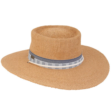 Josephine Bangkok Straw Gaucho Hat with Chin Strap - Sun 'N' Sand Hats Bolero Hat Sun N Sand Hats    