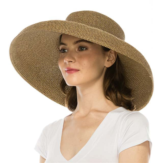 Large Down-Turned Brim Sun Hat - Boardwalk Styles