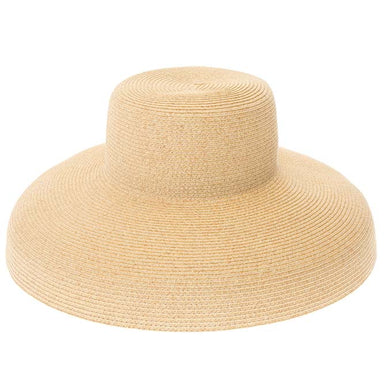 Large Down-Turned Brim Sun Hat - Boardwalk Styles Wide Brim Hat Boardwalk Style Hats DA1774-NAT Natural Medium (57 cm)