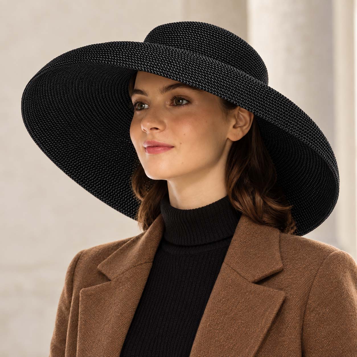 Large Down-Turned Brim Sun Hat - Boardwalk Styles Wide Brim Hat Boardwalk Style Hats
