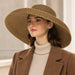 Large Down-Turned Brim Sun Hat - Boardwalk Styles Wide Brim Hat Boardwalk Style Hats