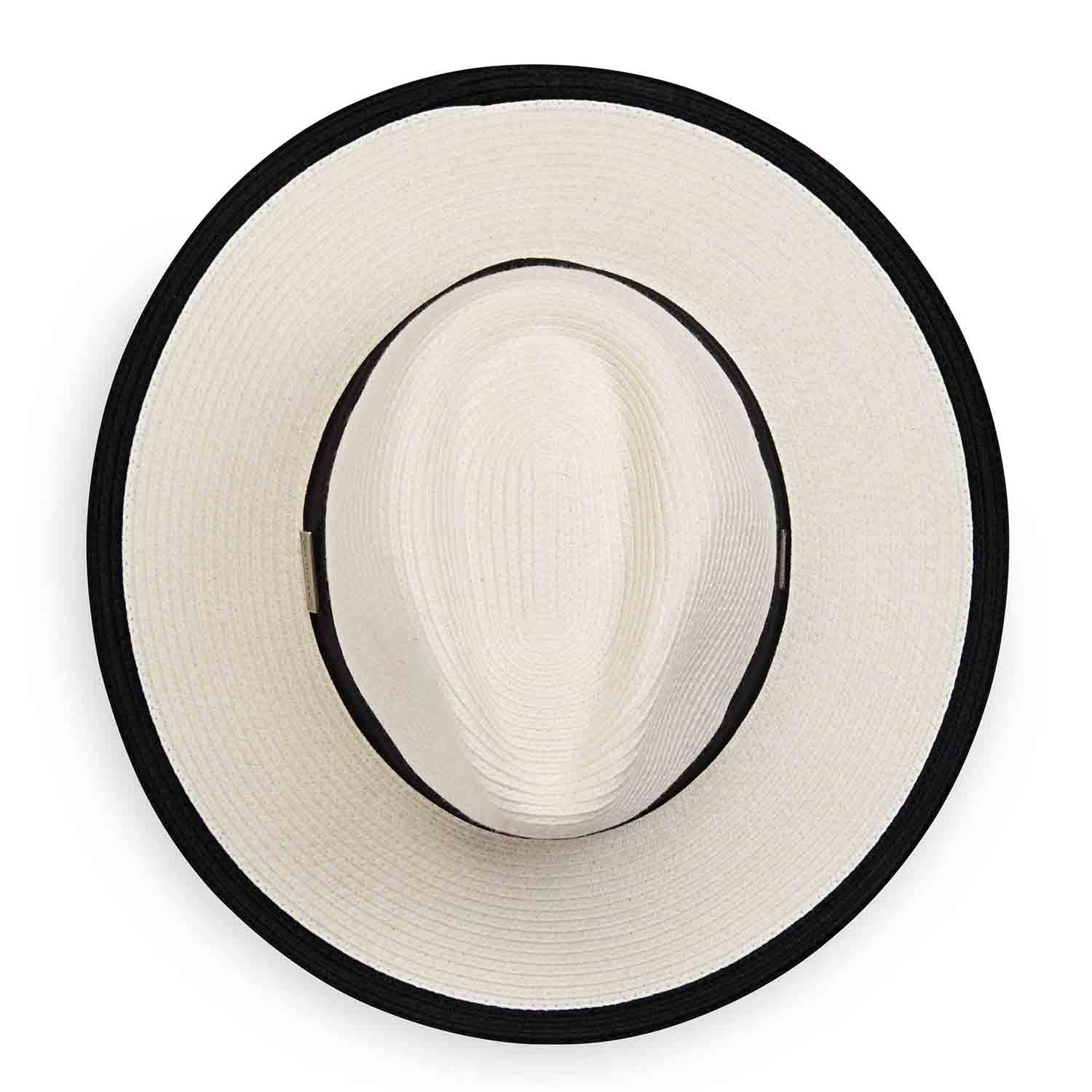 Lauren Contrast Trim Packable Safari Hat  - Carkella Hats Safari Hat Wallaroo Hats    