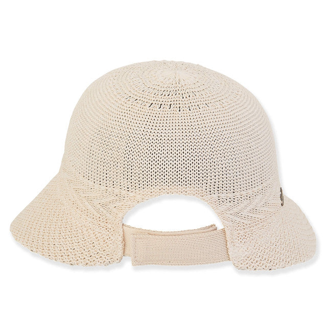 Lightweight Knit Summer Brim Cap for Women - Sun 'N' Sand Hats Facesaver Hat Sun N Sand Hats