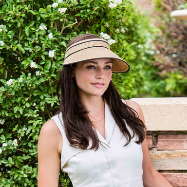 Carkella Lily Sun Visor by Wallaroo Hat Company Visor Cap Wallaroo Hats
