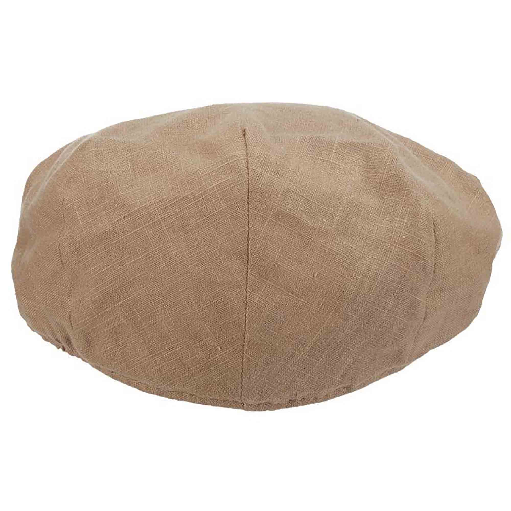 Linen Ivy Cap with Mesh Lining - Stetson Driving Caps Flat Cap Stetson Hats