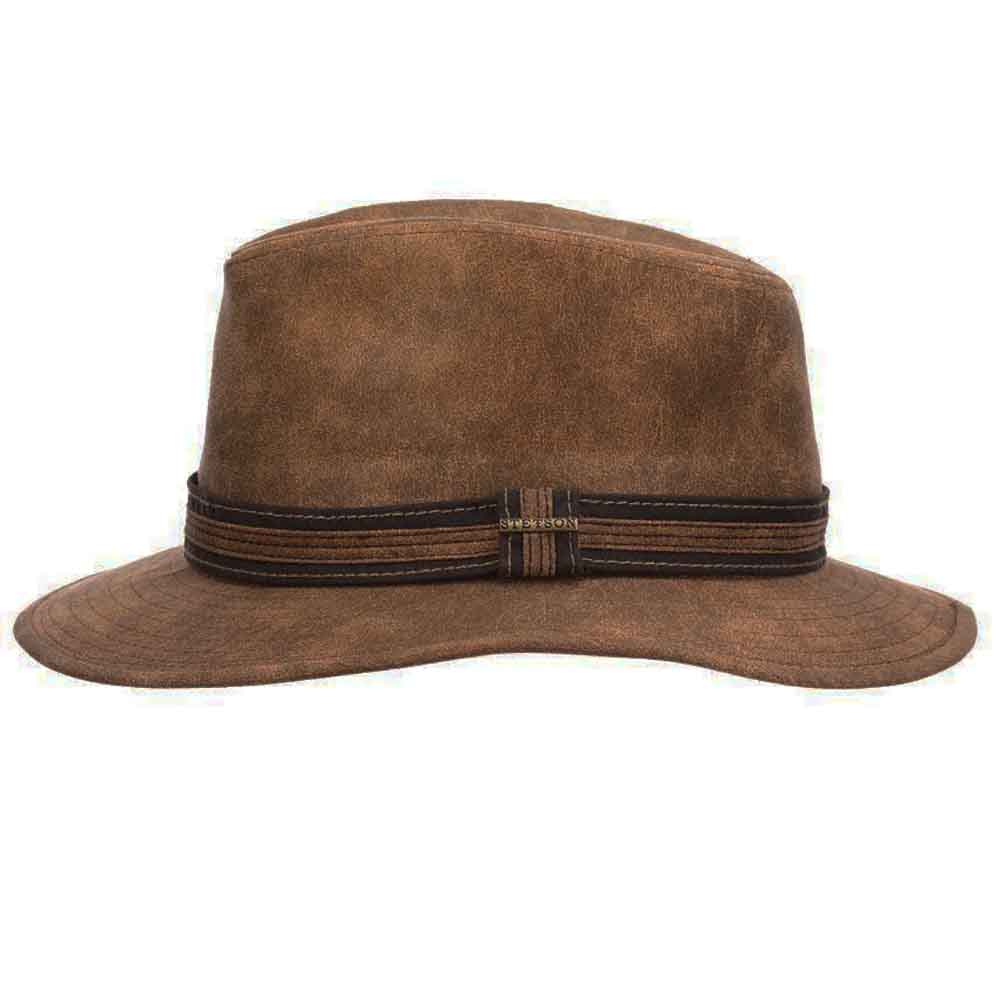 London Faux Suede Safari Hat - Stetson Hats, Safari Hat - SetarTrading Hats 