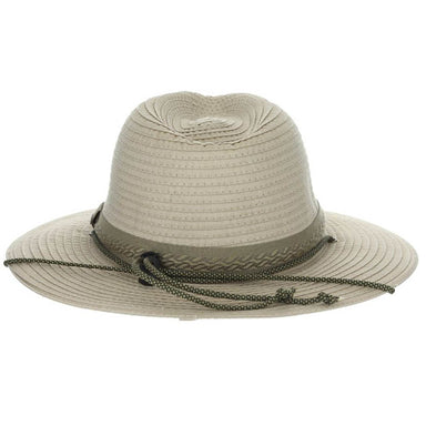 Low Country Tribal Band Wide Brim Fabric Hat - Scala Hats Safari Hat Scala Hats