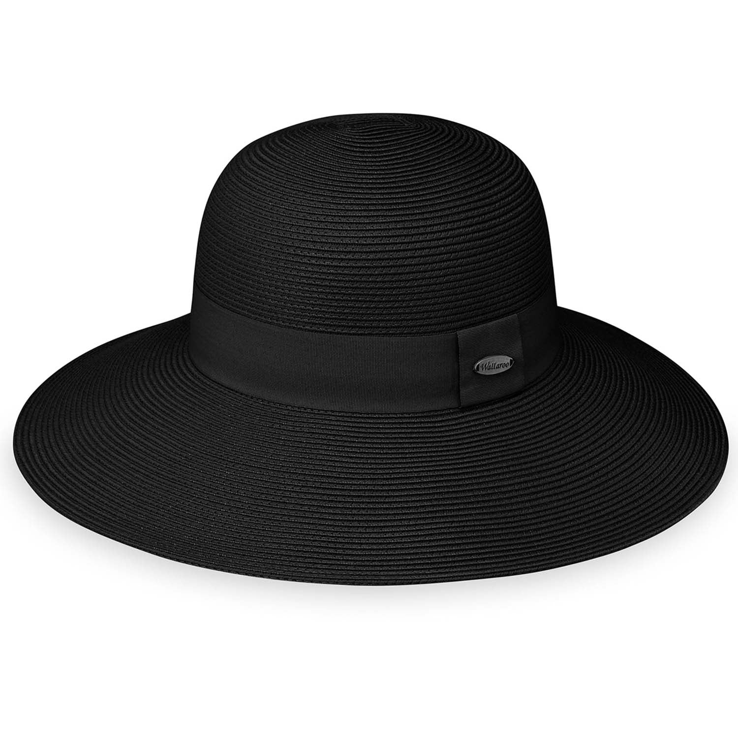 Margot by Wallaroo Hat Company Wide Brim Hat Wallaroo Hats MARG-BK Black M/L (58 cm)