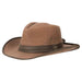 Matrix Waxed Cotton Outback Hat with Chin Strap - Stetson Hats, Safari Hat - SetarTrading Hats 