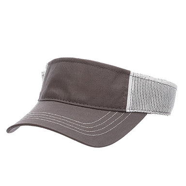 Men's Lightweight Golf Sun Visor - DPC Outdoor Design Visor Cap Dorfman Hat Co. V331-GRY Grey  