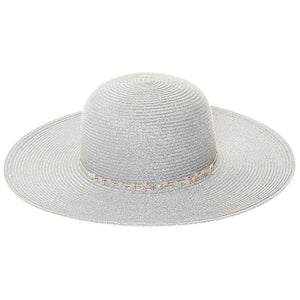 MetallicShimmerSunHatwithStrin