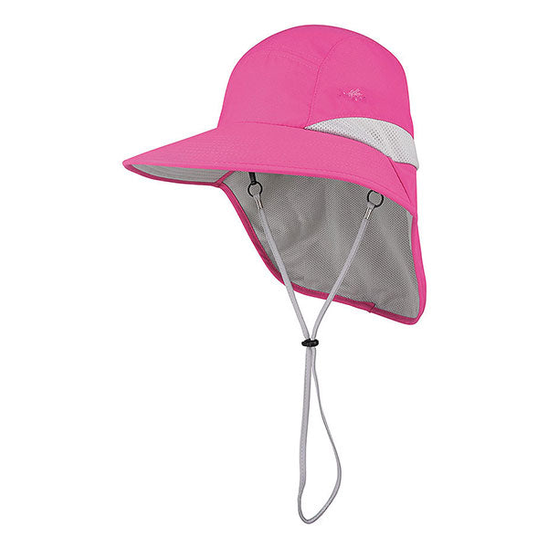 Microfiber Large Bill UV Cap with Neck Cape - Juniper UV Wear