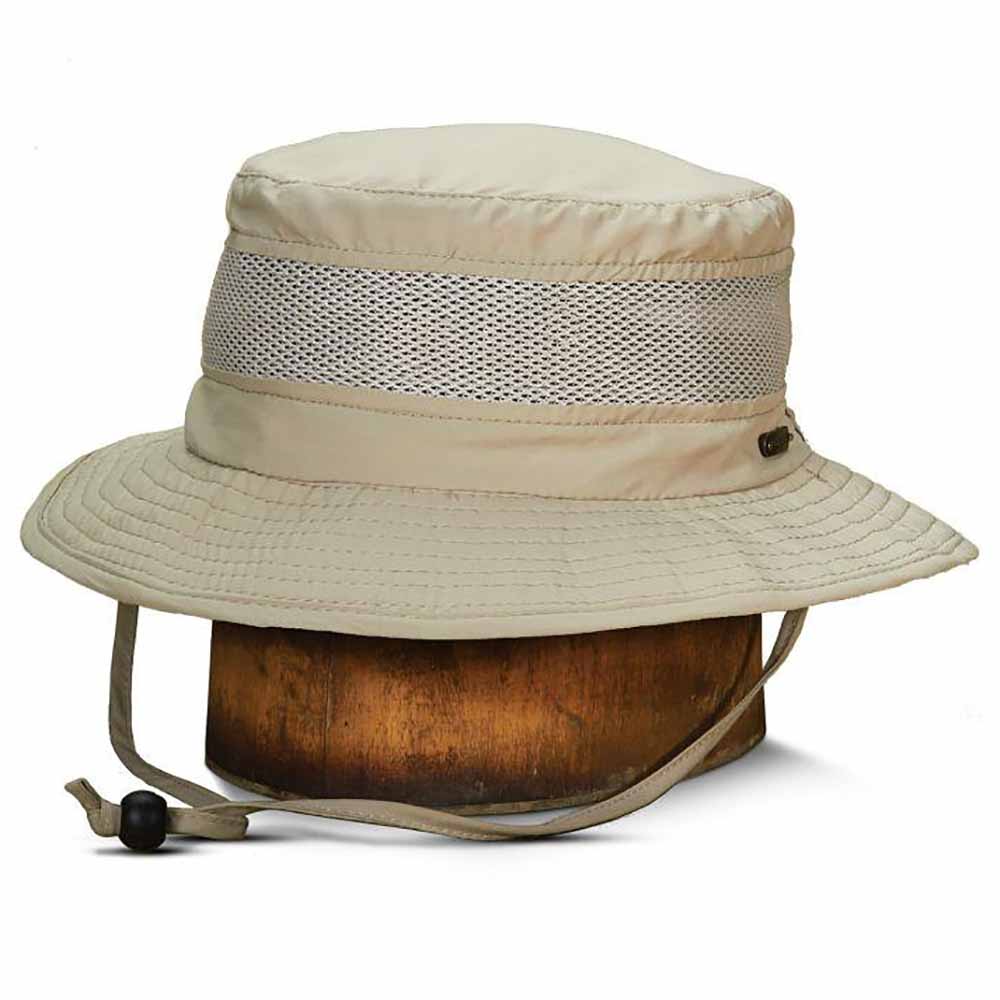 No Fly Zone Fishing Hat - Stetson® Hats Bucket Hat Stetson Hats stc199NTX Khaki X-Large (24") 