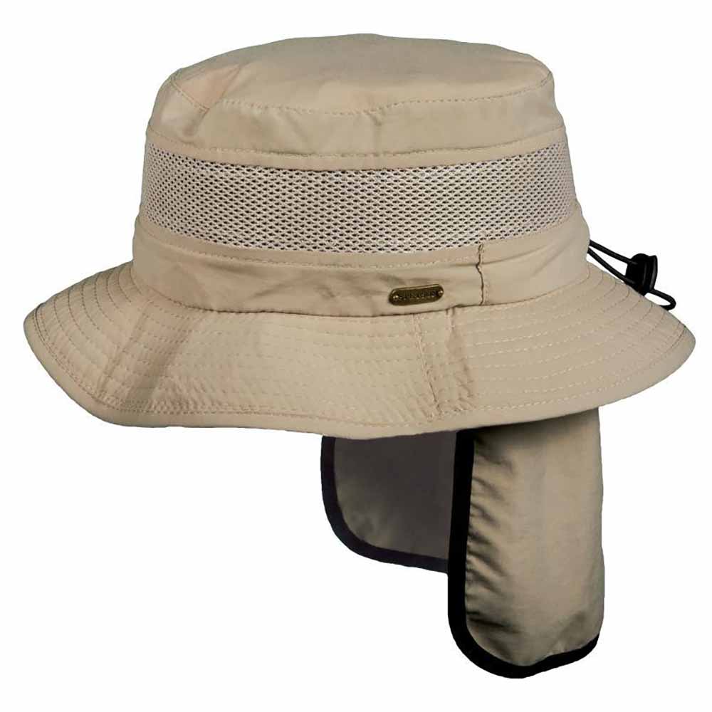 No Fly Zone Fishing Hat - Stetson® Hats Bucket Hat Stetson Hats stc199NTM Khaki Medium (22.5") 