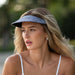 No Headache® Original Clip On Sun Visor - Grey Linen, Visor Cap - SetarTrading Hats 