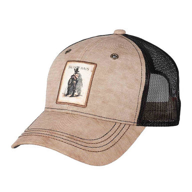 Outlaw Structured Timber Cloth Baseball Cap - Stetson Hat Cap Stetson Hats STC400-TAN Tan OS 